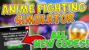коды роблокс на Anime Fighting Simulator Anime Fighting Simulator коды на деньги