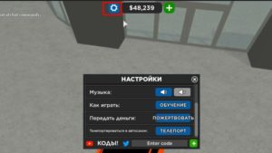 Куда вводить коды?